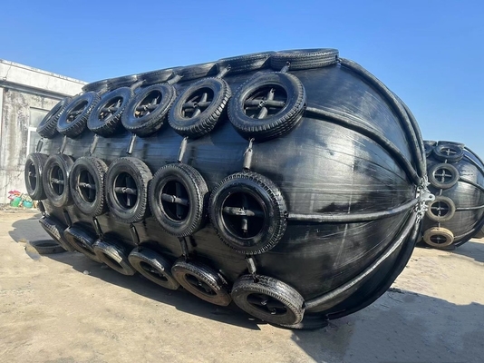Fenders neumáticos flotantes de goma inflables 50kPa 80kPa Fácil de instalar