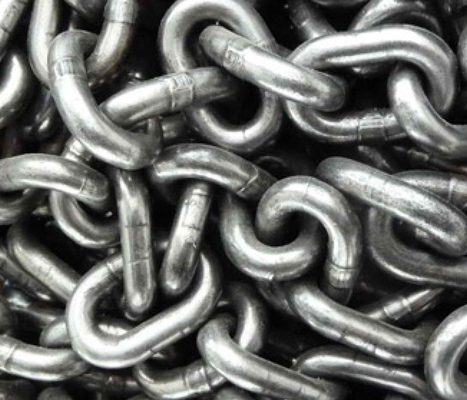 Cadenas de amarre galvanizadas de alta resistencia para la industria marina y offshore