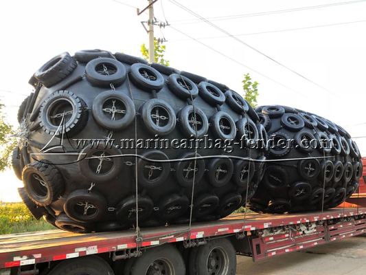 Resistencia al envejecimiento Fender neumático de caucho fácil de inflar Flange de acero inoxidable Estándar ISO17357