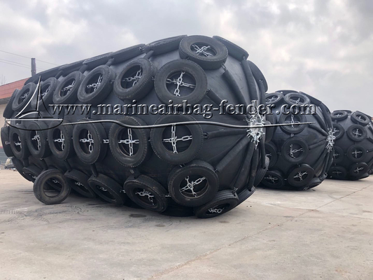 Fenders de caucho para buques de tipo Sling de tenacidad flexible para aplicaciones suaves de barco a barco