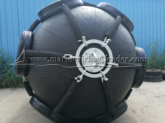 Fenders de caucho para buques de tipo Sling de tenacidad flexible para aplicaciones suaves de barco a barco