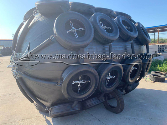 Tipo de ventilador neumático de caucho inflado personalizado para buques marinos BV certificado