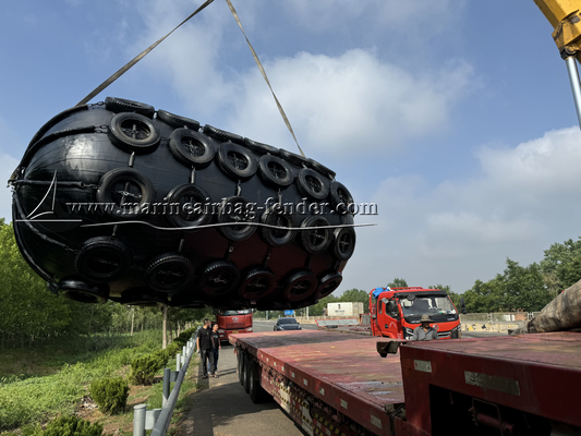 Protección máxima Pneumático Fender de caucho de muelle Airbag naval Fender flotante
