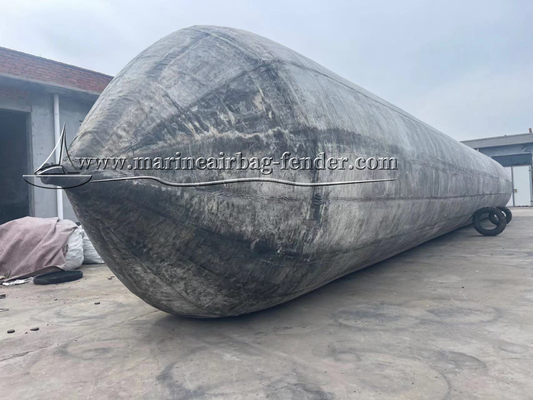 Balón de goma inflable personalizado, bolsas de aire de goma marina para el lanzamiento rápido del barco