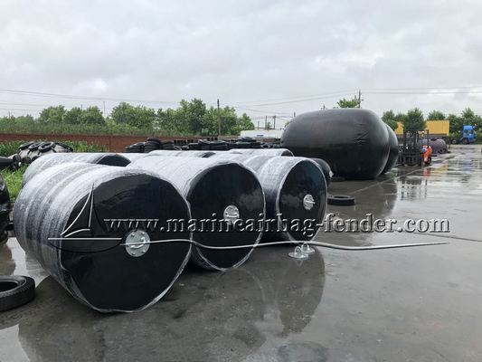 Fender de barco de espuma EVA de alta densidad con superficie de poliurea y red de neumáticos de cadena