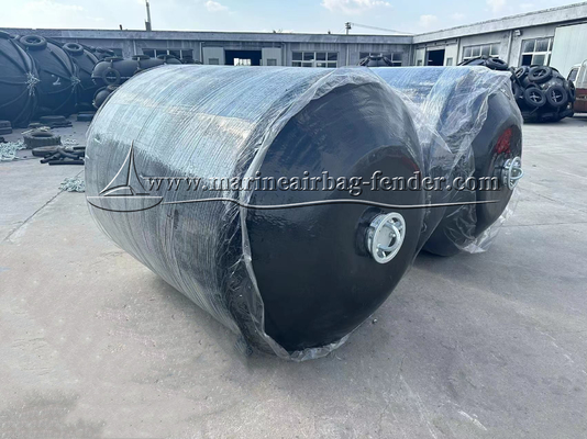 Fender de barco de espuma EVA de alta densidad con superficie de poliurea y red de neumáticos de cadena