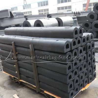 Fenders de caucho D negro de tamaño personalizado Fenders extrudidos marinos