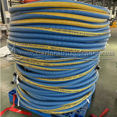 Silencio de la tubería de caucho de dragado marino flotante con brida de acero inoxidable
