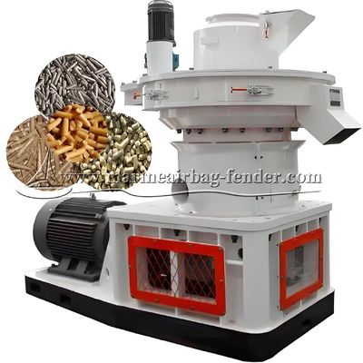 Máquina neumática de pellets a presión plana con reducción de carga pesada / sistema de lubricación automática