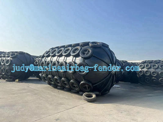 Fender neumático de caucho de tipo Yokohama para muelles