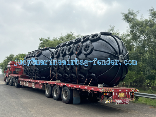 Fender de goma inflable de alta resistencia para aplicaciones en alta mar fácil de trabajar