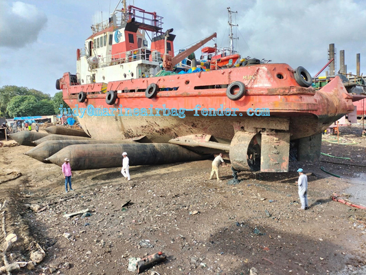 Lanzamiento de buques bolsas de aire de carga pesada hechas sin esfuerzo con bolsas de aire de alta presión para elevación de barcos
